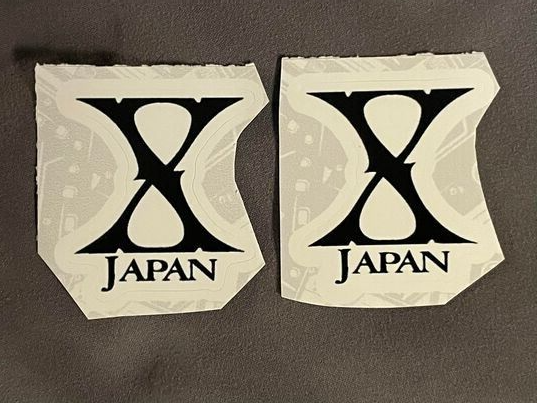 X JAPAN ステッカー 3種セット Lot (2) X JAPAN 1 1/2