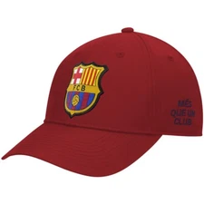 FC Barcelona Official License Soccer Cap - Red with Color Color