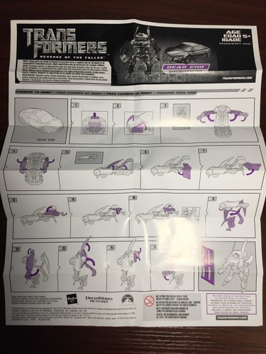 Hasbro Transformers Revenge of the Fallen Deluxe Dead End Complete - Picture 8 of 8