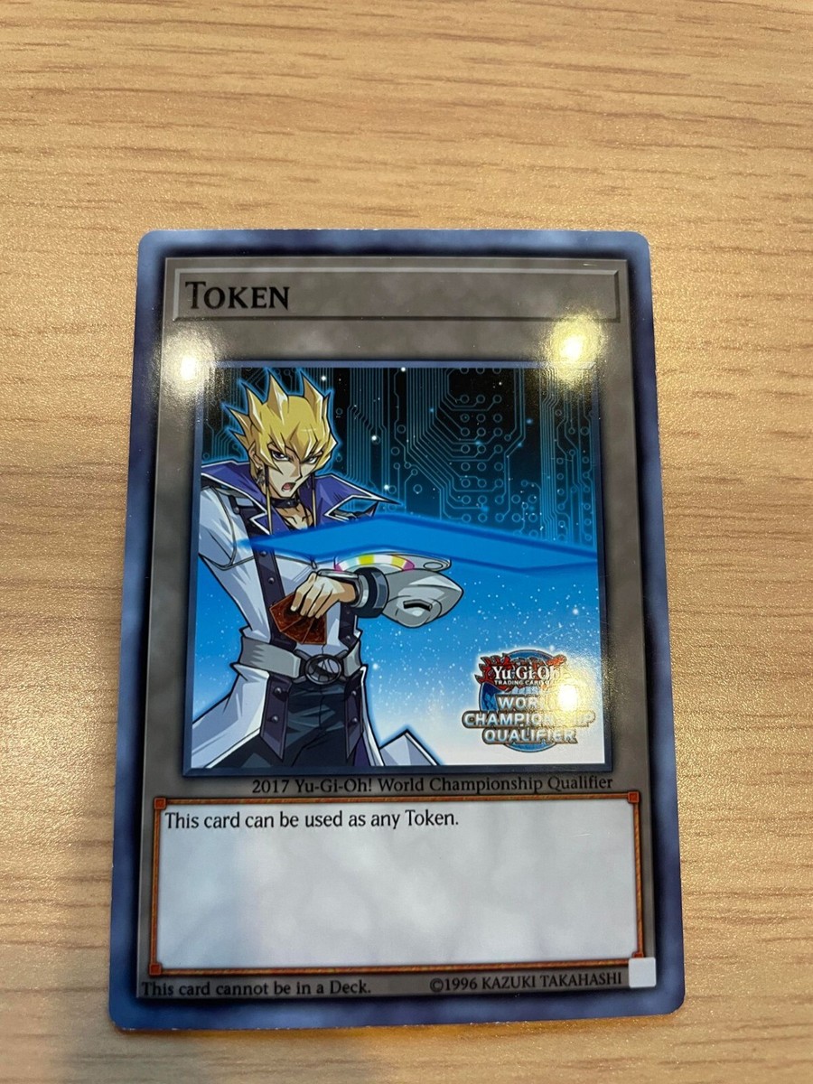 Jack Atlas Blank Token 2017 WCQ Yugioh World Championship