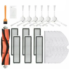 Robot Vacuum Cleaner Side Main Brush Roller HEPA Filter Mop Cloths Fit Dreame D9