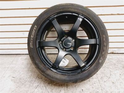 Enkei T6R 17X8 45mm 5x100 Wheel Aftermarket Black