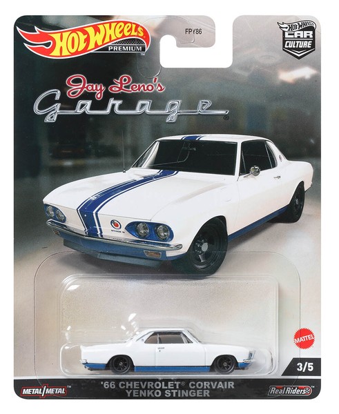 ’66 Chevrolet Corvair Yenko Stinger Jay Leno's Garage 1:64 Hot Wheels HCJ84-image