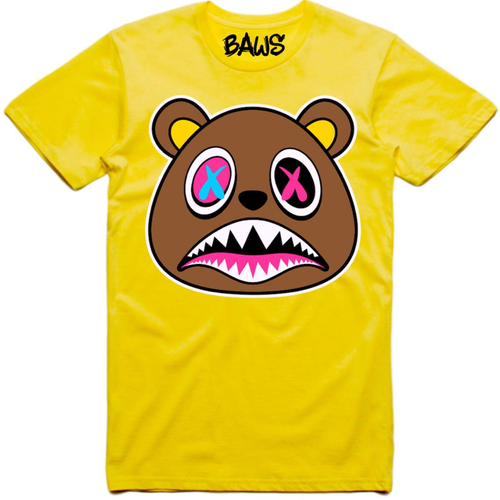 Baws Yellow Crazy Baws T-Shirt | eBay