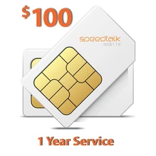 SpeedTalk SIM Card 5G 4G GSM GPS Tracker Pet Senior Kid Child Car Smart Watches