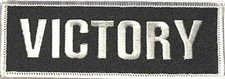 VICTORY MOTORCYCLE VEST RIDING EMBROIDERED IRON ON PATCH U-11