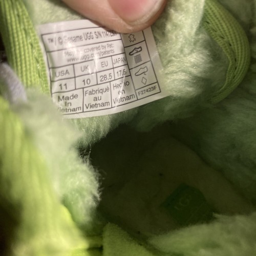 UGG x Oscar The Grouch Neumel II 1147230T Grey Size 11 Toddler Pre School - Picture 11 of 14