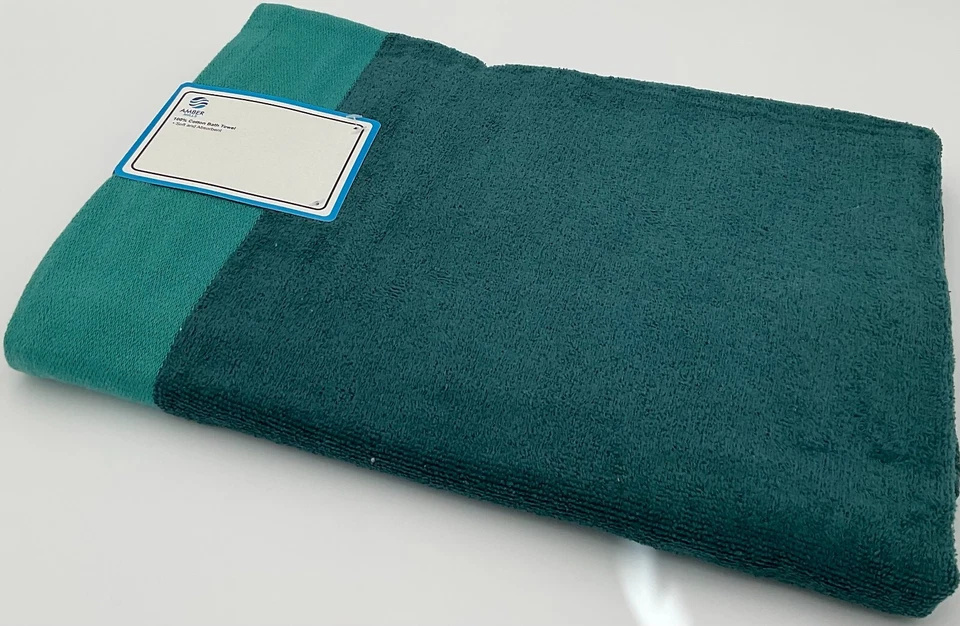 Toalla de baño Amber Mills 100 % algodón terciopelo tamaño 30" x 60" en 7 colores a elegir Foto 4 de 4