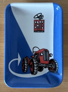Rare Cendrier Tracteur SAME vintage