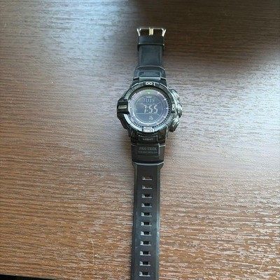 CASIO PRO TREK PRG-270 robuste Solar Digitaluhr schwarz aus Japan