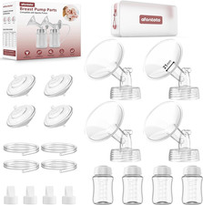 Pump Parts Compatible with Spectra S1/S2/9 plus Breastpump, 4 Set Replacement Pa