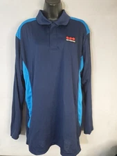 Security Guard Securitas Long Sleeve Polo Shirt Men's Size Large Lot Of 3