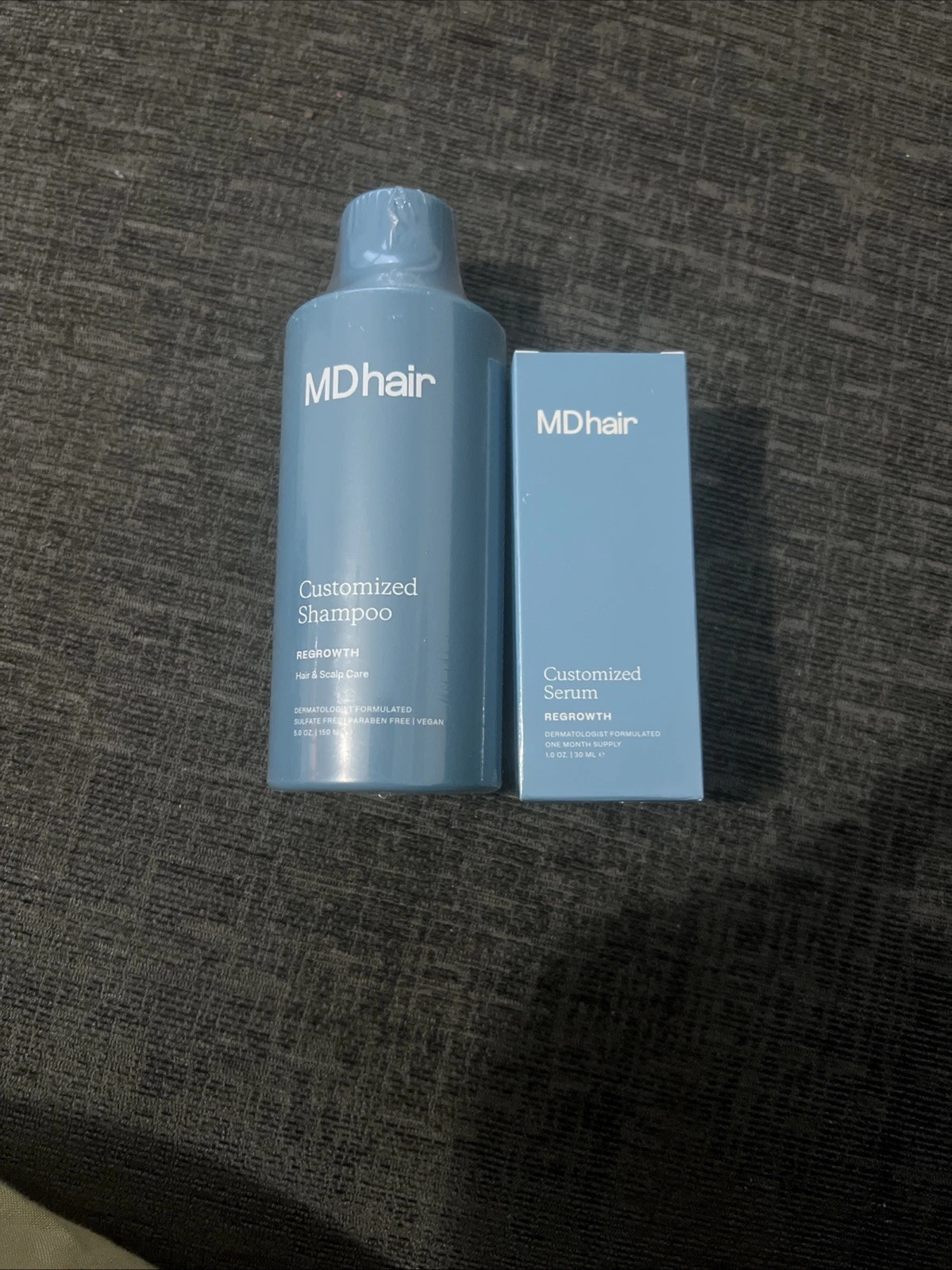 MD Hair Shampoo 150 ml And Customized Serum 130 ml Hair and Scalp Care Sealed