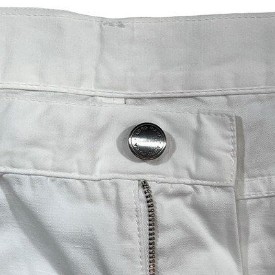 Loro Piana WHITE Men's 38 x 31 Denim JEANS Linen Cotton PANTS 5