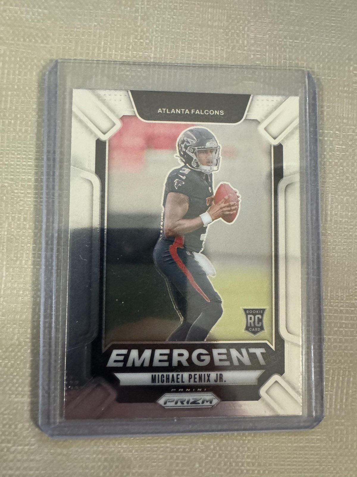 2024 Panini Prizm #20 Michael Penix Jr. Emergent Silver Prizm
