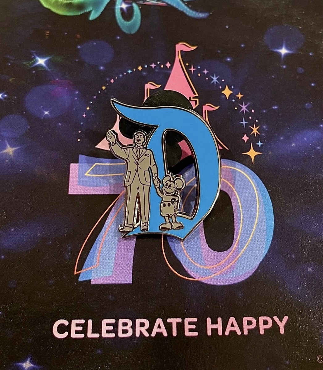 2025 Magic Key To Disneyland 70th Mystery D Pin - Walt Mickey