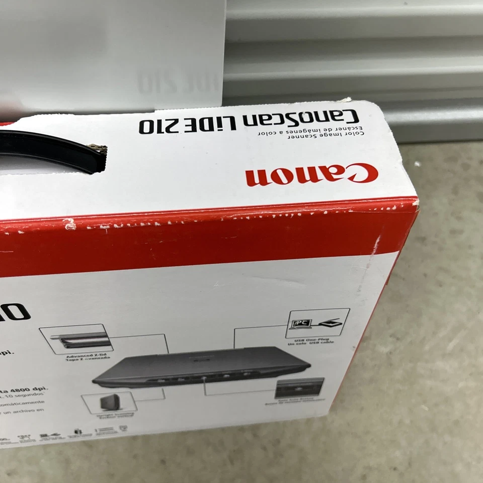 NEW- Canon CanoScan LiDE210 Flatbed Scanner USB Color Image - Image 3 of 4