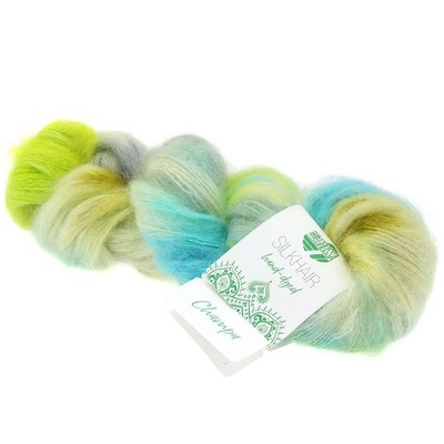 Wolle Kreativ! Lana Grossa - Silkhair Hand dyed - Fb. 607 champa 50 g