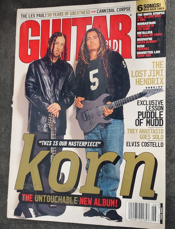 Guitar World - June 2002 - Korn - Metallica - Rush - White Stripes - Puddle of M