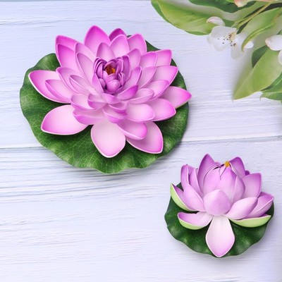  6 PCS Wohnzimmer Mini Seerosen Mini-seerosen Teichblumendekoration