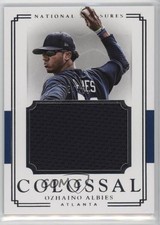 2017 Panini National Treasures Colossal Materials 54/99 Ozzie Albies #CM-OA 19ft