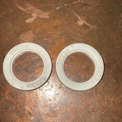 VINTAGE TONKA 1960’s WHITE WALL TIRES PART SET OF ORIGINAL PARTS AA PICKUP FARMS