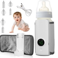 6 Heating USB Rechargeable Keep Milk Warm Bottle Warmer Baby Milk Warmer 5 Hours