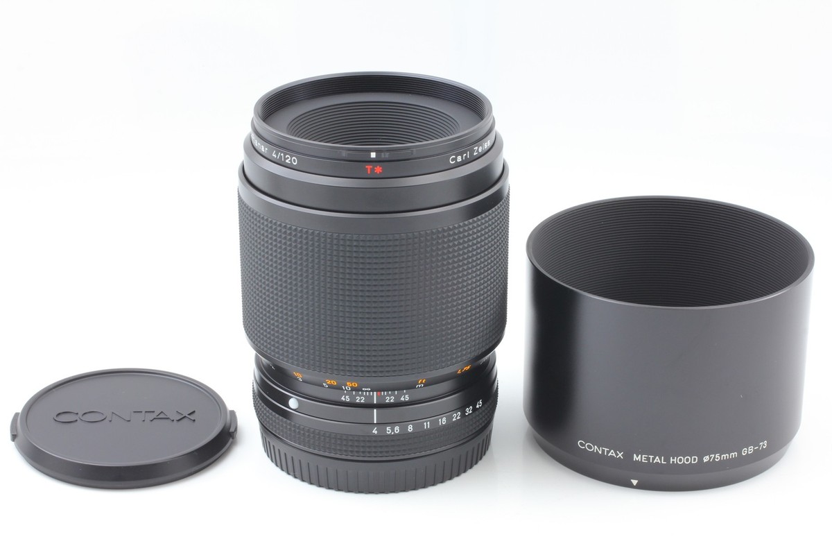 CONTAX - ggg1115　Carl Zeiss Planar T 120mm F4 Near MINT ] Contax Carl Zeiss Apo Makro Planar T* 120mm F/4
