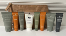 ORIGINS Skincare Travel Set 9x Lot CHECKS BALANCES  GINZING  HYDRATING MASK 