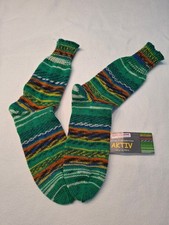 Selbstgestrickte bunte Socken Gr. 39/40 aus Aktiv - neu -