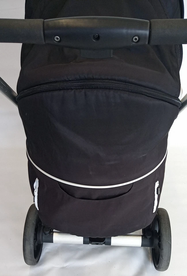 ABC-Design Turbo 6 Kombikinderwagen - Schwarz/Weiss  Set Komplett - Bild 2 von 4