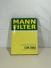 MANN-FILTER CUK 2862 Cabin Air Filter 280x206x30mm Activated Carbon Pollen