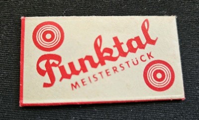 Vintage German Razor Blades Punktal Meisterstück Solingen Swedish Steel NEW!