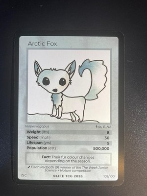 Arctic Fox Promo Life TGC Winner 2026 102/100