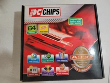 New in Box PC Chips A33G Socket AM2 Motherboard