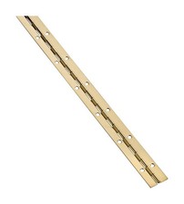 National Hardware 48 in. L Brass-Plated Continuous Hinge 1 pk (Pack of 3) - Deal