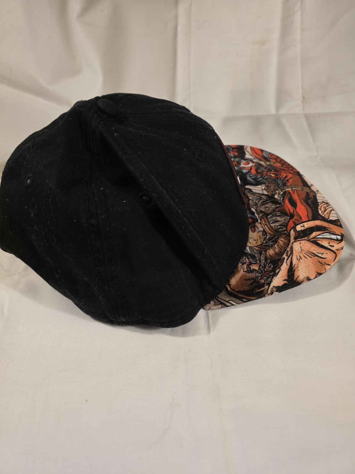 Marvel Deadpool Comic Print Snapback Baseball Cap… - image 5