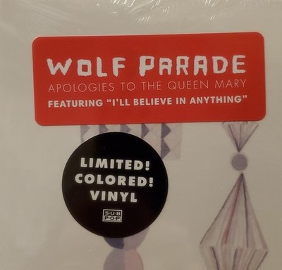 Wolf Parade  - Apologies To The Queen Mary LP Limited Colored Vinyl - NEW RECORD
