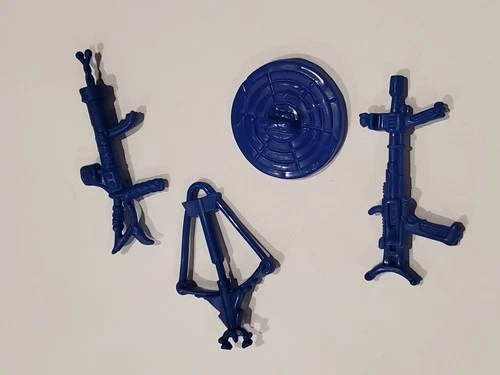 TMNT weapons lot 1988 Groundchuck misc blue Playmates Toys vintage