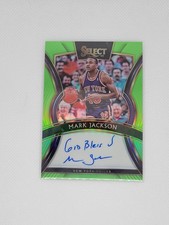 2019-20 Panini Select Mark Jackson Autograph /99 Green Prizm Auto