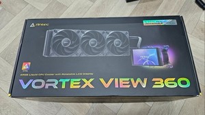 Antec Vortex View 360mm AIO Liquid CPU Cooler 5" LCD Screen ARGB Intel AMD