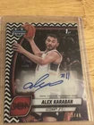 Alex Karaban 2024-25 Bowman Chrome 1st Prospect Black White Stealth Auto /48 RC