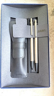 Lamy SCHRONO Handmade Pen Set   Ballpoint & Mechanical Pencil   Stainless Steel