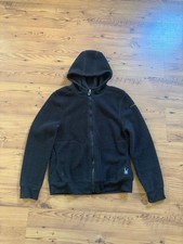 Spyder Youth Sherpa Fleece Full Zip Hoodie Black Size XL 16