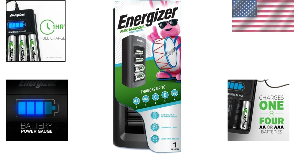 Universal Battery Charger for NiMH Rechargeables - Image 2 of 4