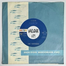 Space Age Surf Instro Rocker 45 THE VENTURES Gemini / La Bamba DOLTON wax HEAR
