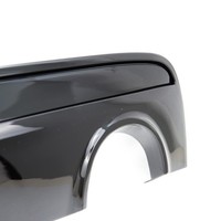 Heckansatz Diffusor Passend FüR BMW F10 Limo F11 Touring M-Paket 2-Rohr