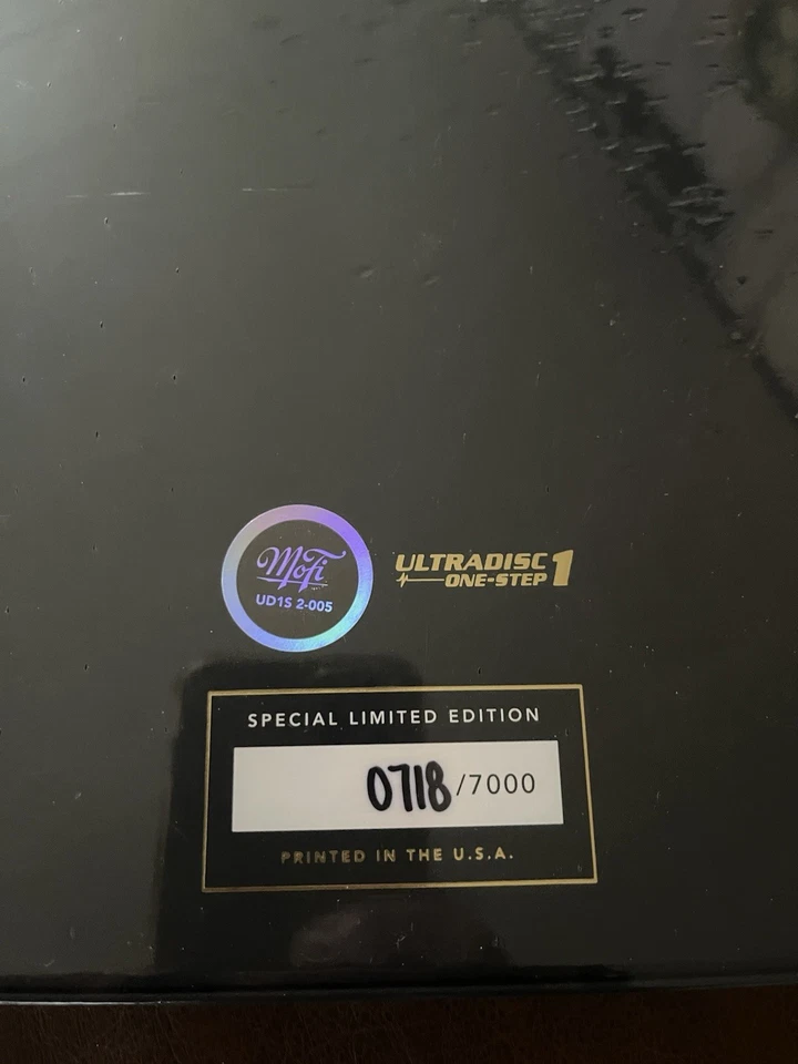 Stevie Ray Vaughan Texas Flood MFSL SEALED ONE STEP LP #718/7000 New - Image 2 of 3