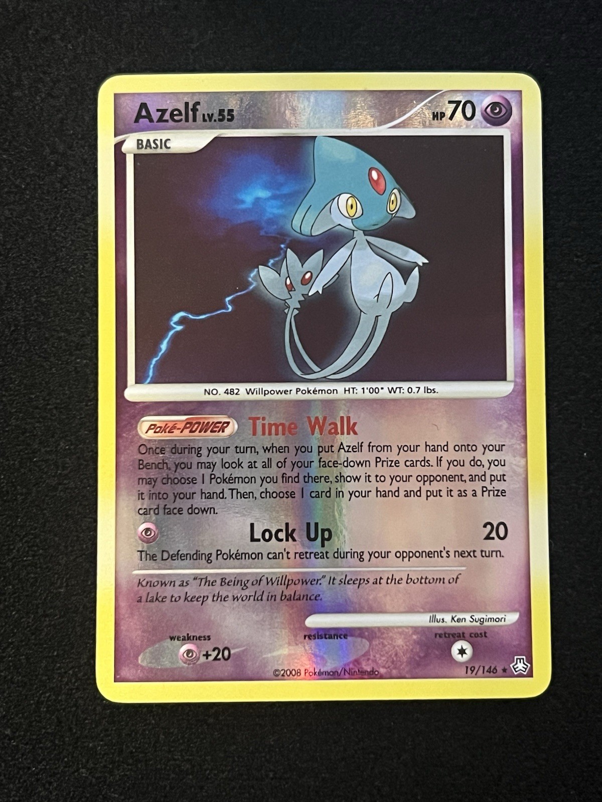 Azelf 19/146 Reverse Holo - Diamond & Pearl Legends Awakened Rare