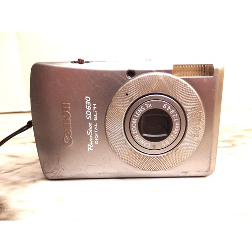 SILVER Canon PowerShot SD630 Digital ELPH Camera PC 1147 6.0 MP TESTED WORKS - Picture 9 of 10